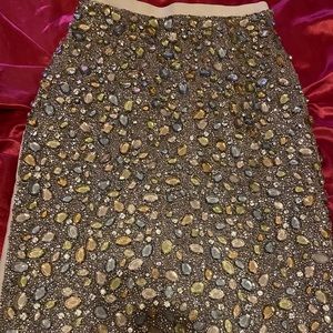 Burberry Runway Skirt hand beaded